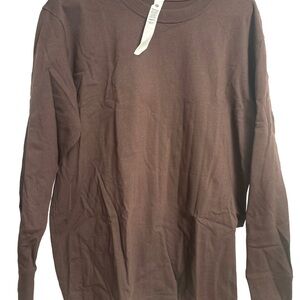 LuLuLemon Brown Long Sleeve Women's Top